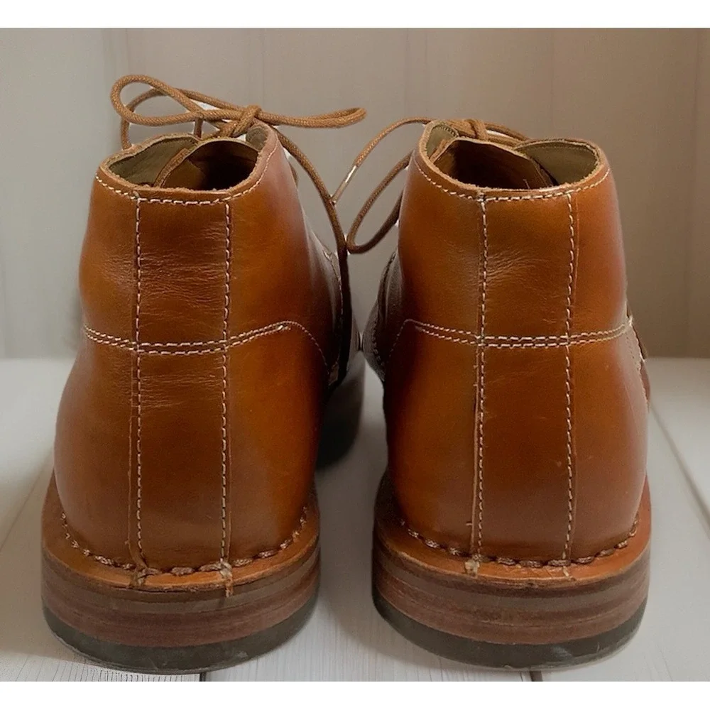 Cole Haan Glenn Leather Chukka Ankle‎ Boot Mens Sz 10 1/2 M Buckskin Brown